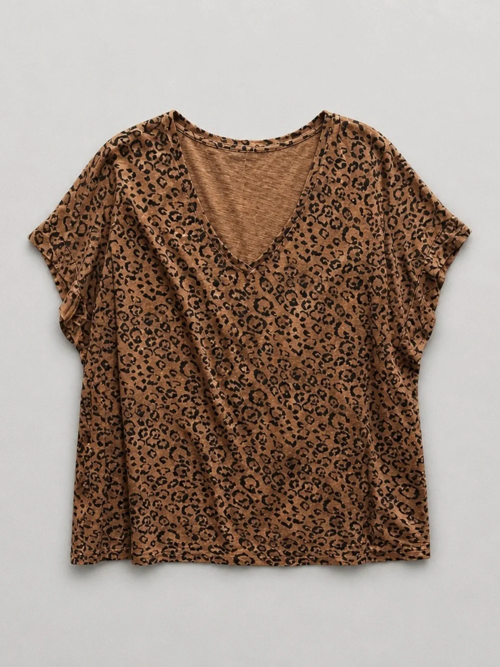 Ava & Viv Brown Leopard Print Comforter